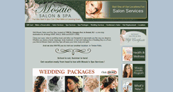 Desktop Screenshot of mosaicsalonspa.com